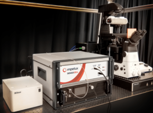 optical tweezers setup SENSOCELL fro cell mechanics