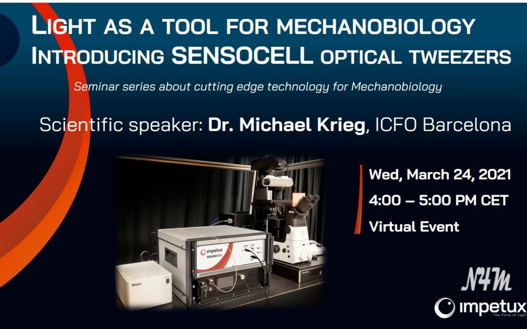 WEBINAR | Light as a tool for mechanobiology, with Dr Krieg from ICFO