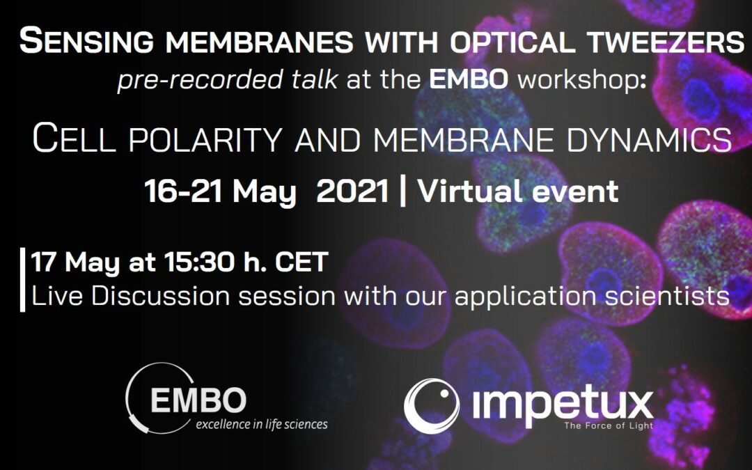 Sensing Membranes with Optical Tweezers | EMBO Workshop